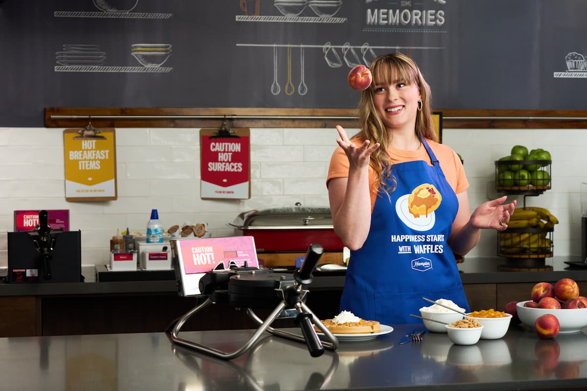 Featured image for “Hampton by Hilton Puts a Fresh Twist on Its Famous Waffle Tradition”